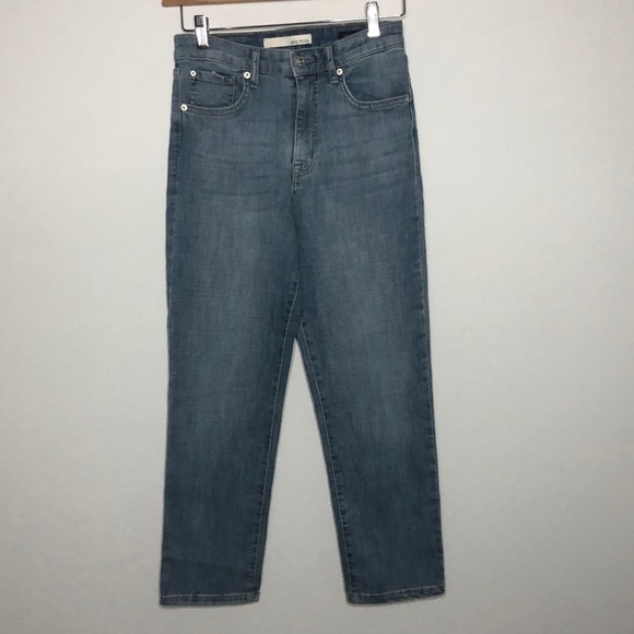 Ella Moss High-waist Straight Cropped Jeans - Picture 3 of 9